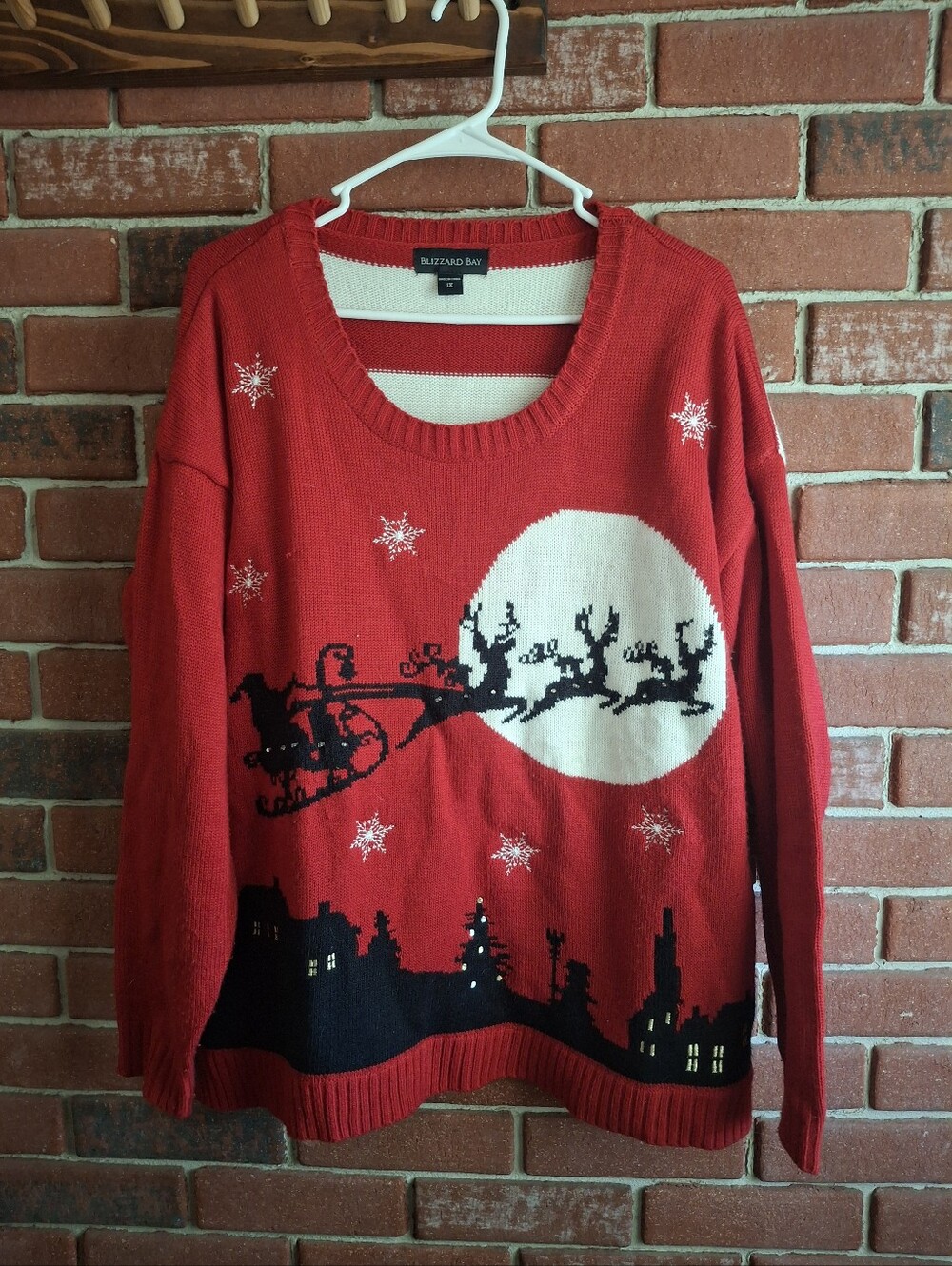 Blizzard Bay red Christmas sweater